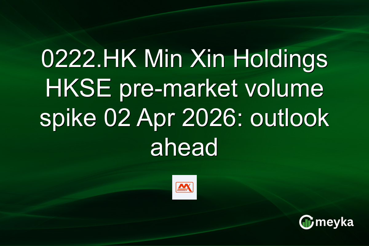 0222.HK Min Xin Holdings HKSE pre-market volume spike 02 Apr 2026: outlook ahead