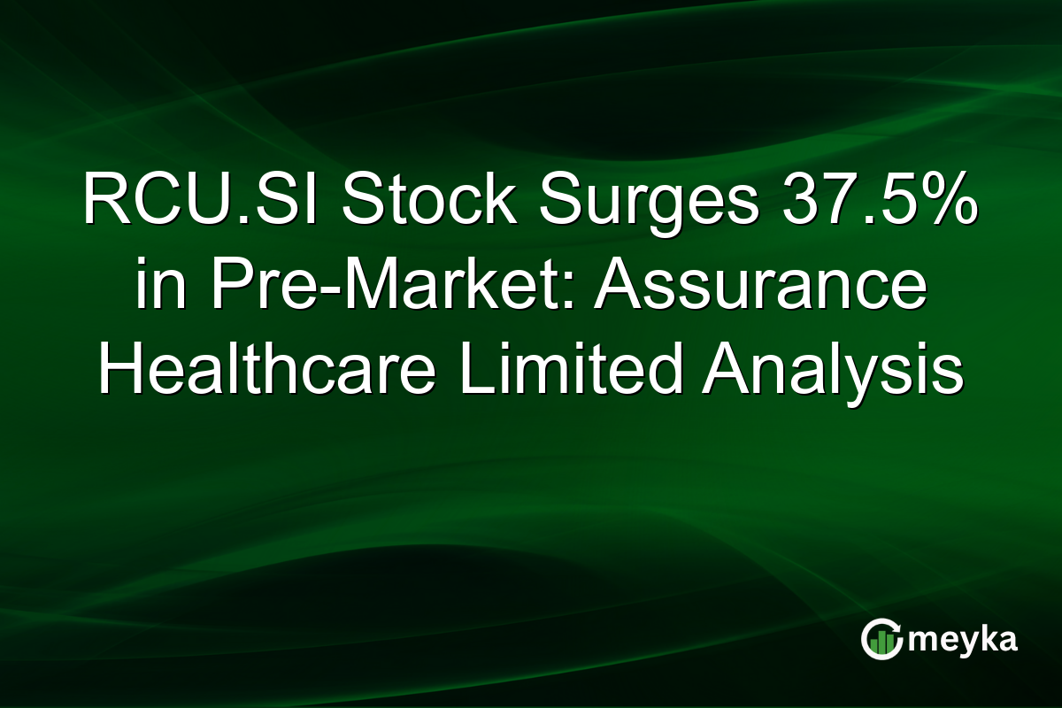 RCU.SI Stock Surges 37.5% in Pre-Market: Assurance Healthcare Limited Analysis