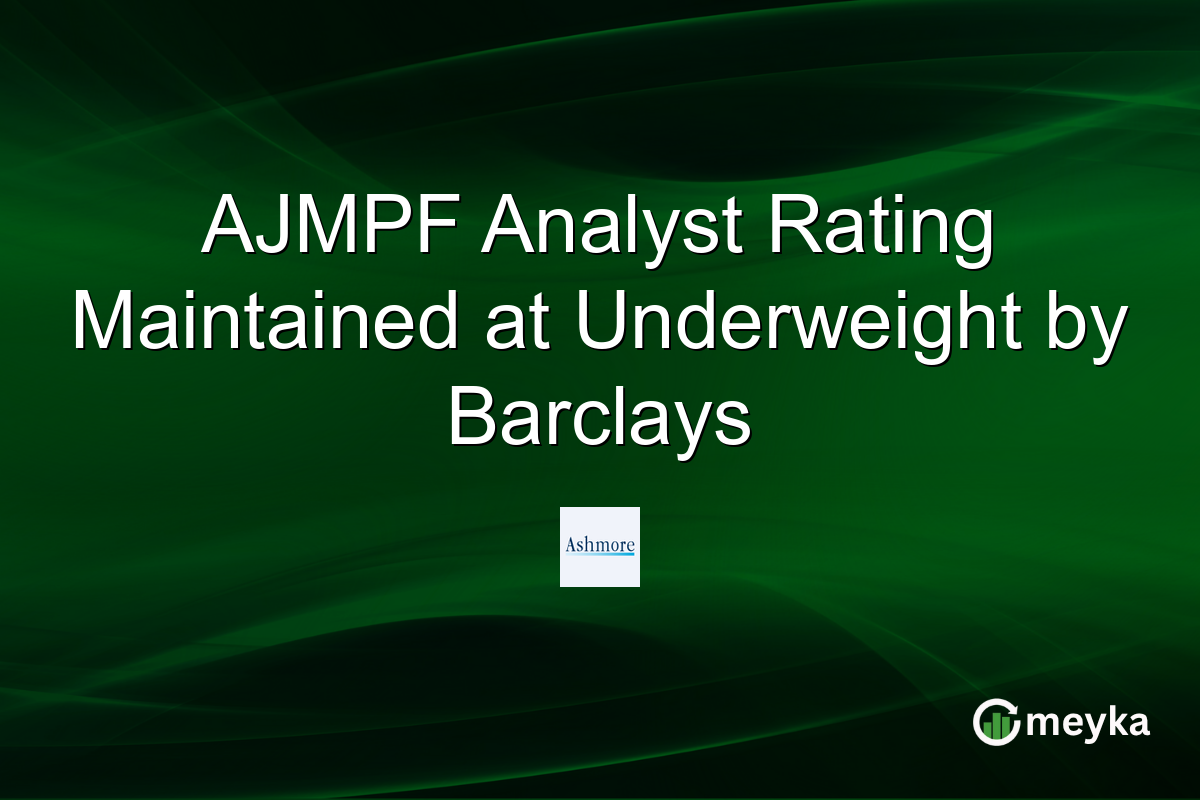 AJMPF Analyst Rating Maintained at Underweight by Barclays