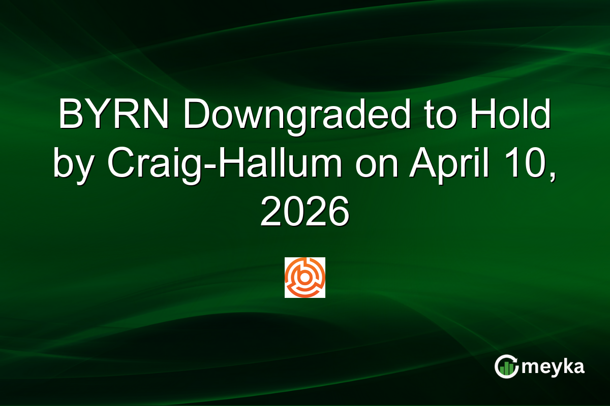 BYRN Downgraded to Hold by Craig-Hallum on April 10, 2026