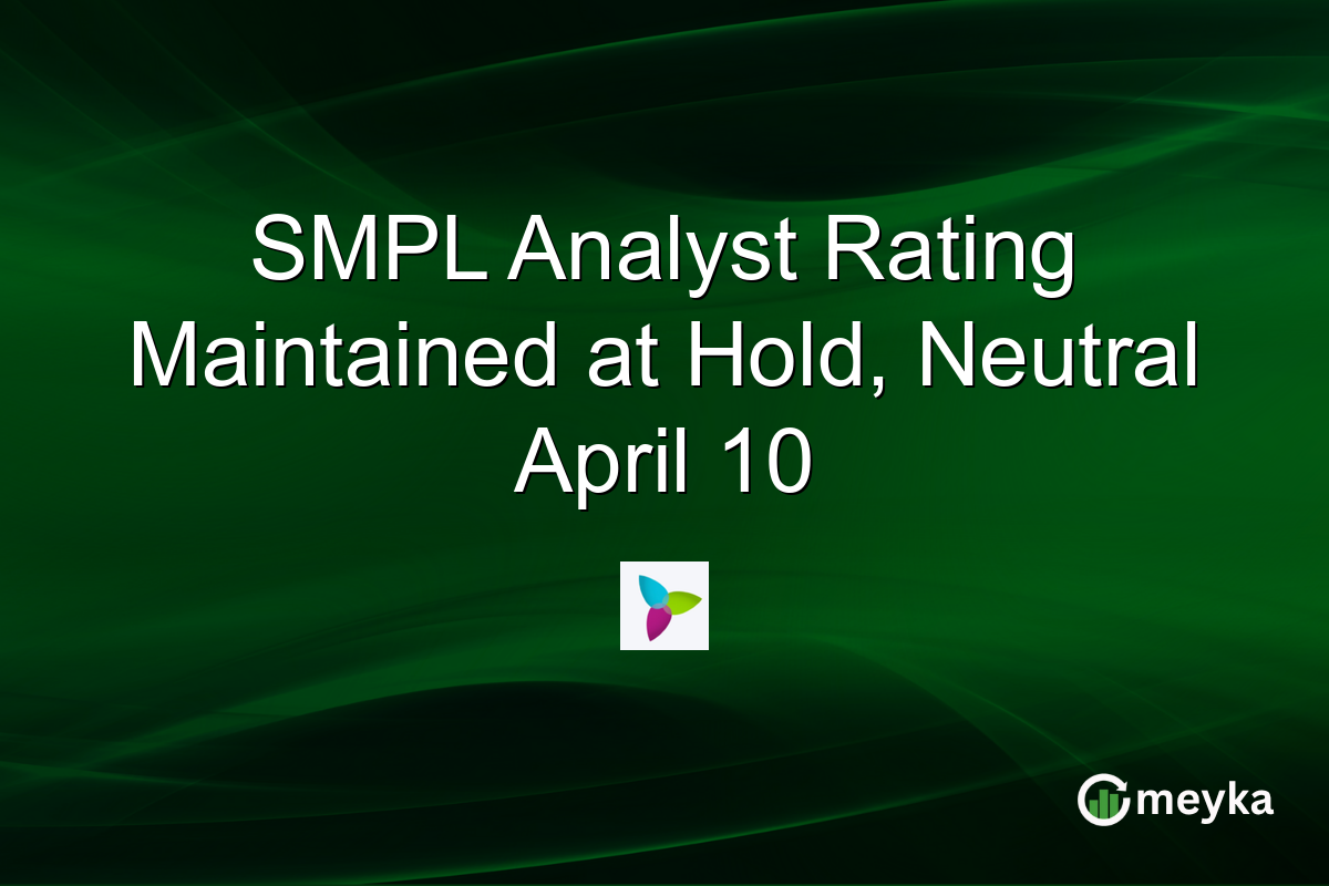 SMPL Analyst Rating Maintained at Hold, Neutral April 10