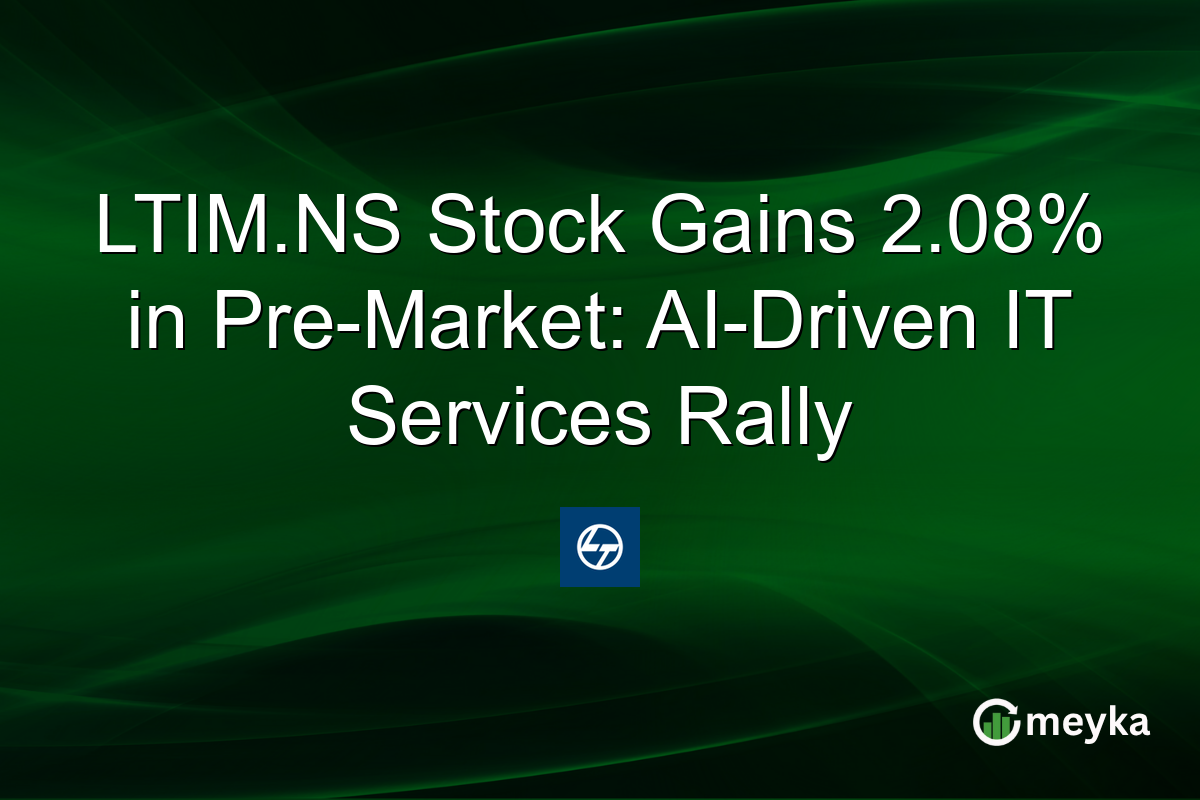 LTIM.NS Stock Gains 2.08% in Pre-Market: AI-Driven IT Services Rally