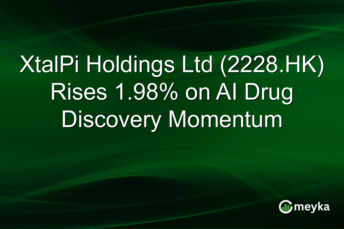 XtalPi Holdings Ltd (2228.HK) Rises 1.98% on AI Drug Discovery Momentum