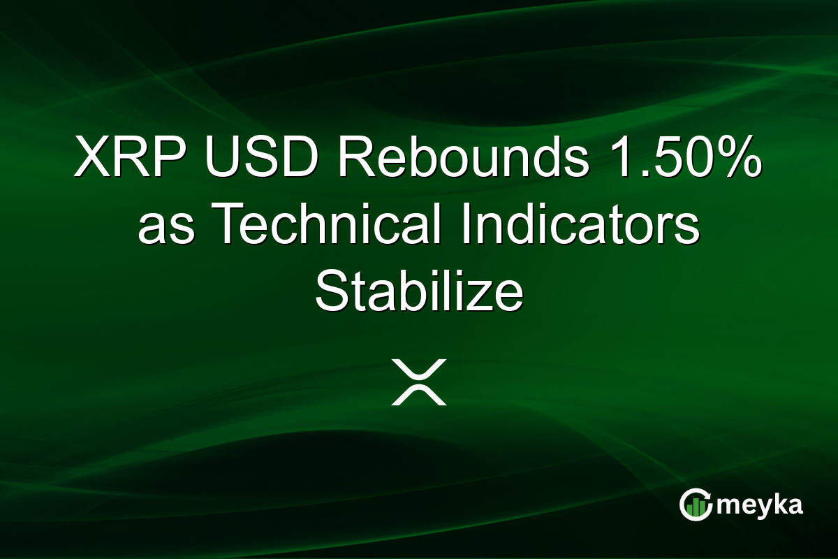 XRP USD Rebounds 1.50% as Technical Indicators Stabilize