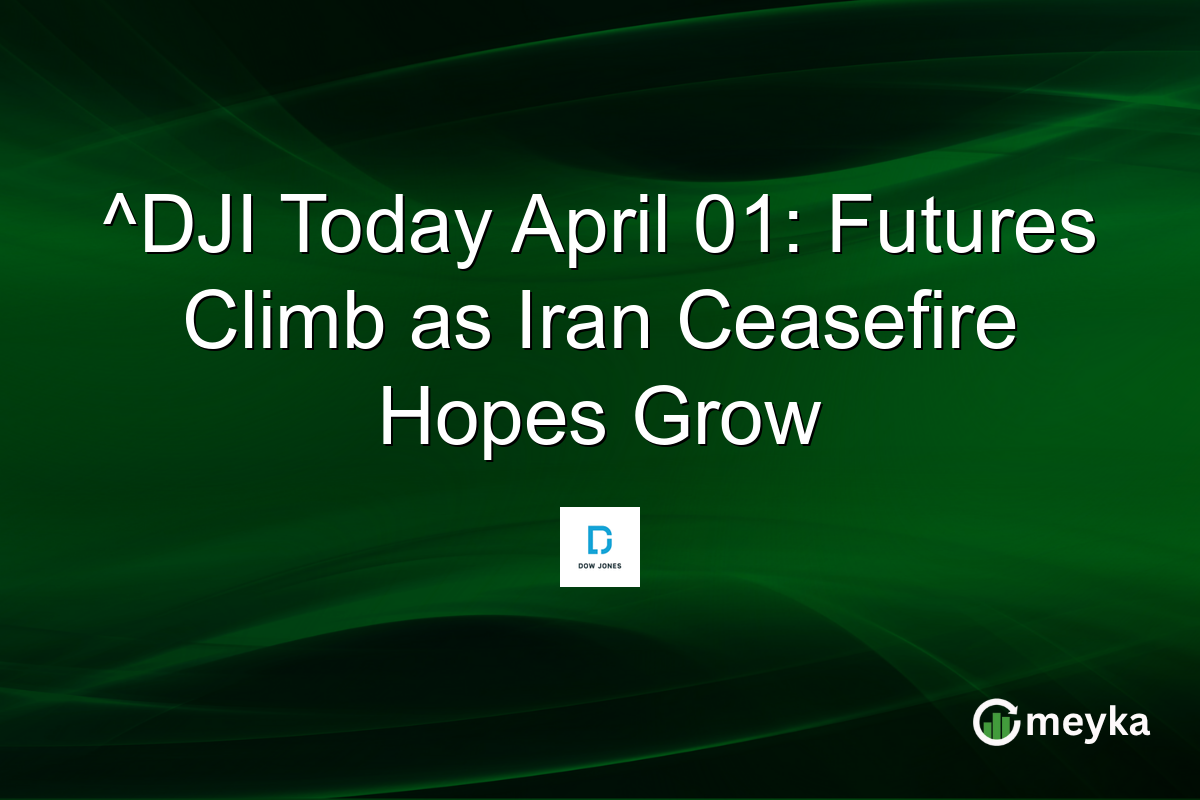 ^DJI Today April 01: Futures Climb as Iran Ceasefire Hopes Grow