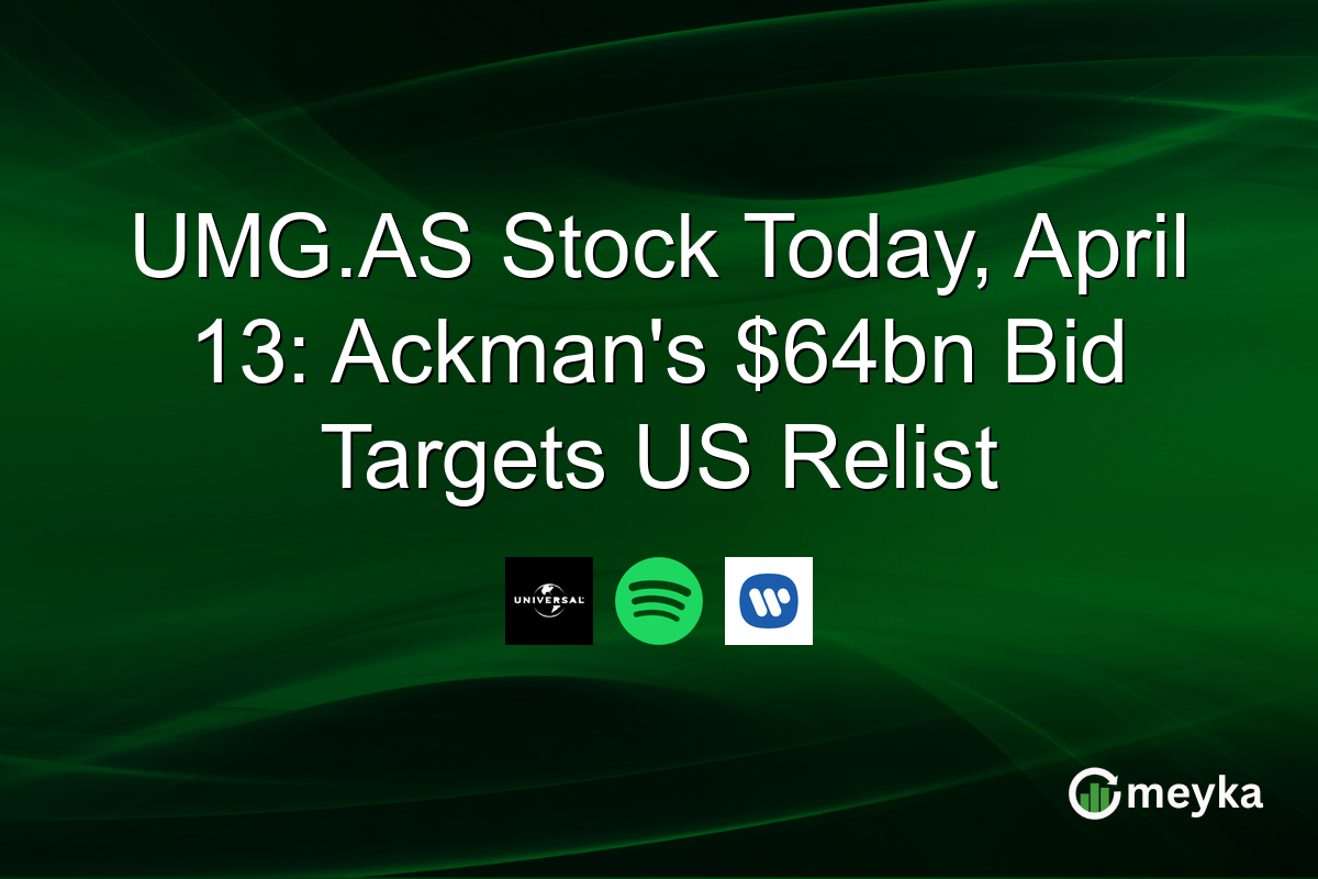 UMG.AS Stock Today, April 13: Ackman’s $64bn Bid Targets US Relist