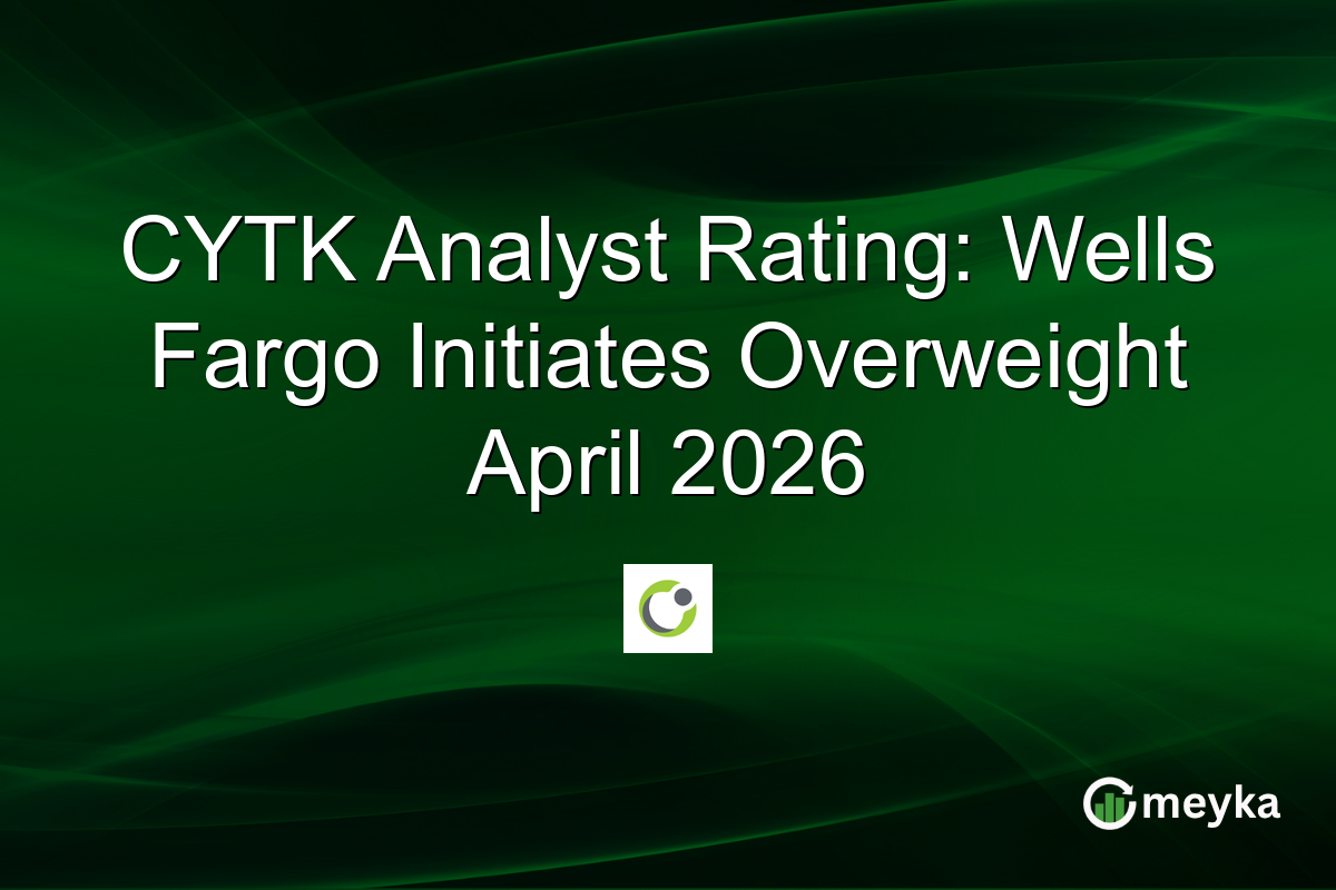 CYTK Analyst Rating: Wells Fargo Initiates Overweight April 2026