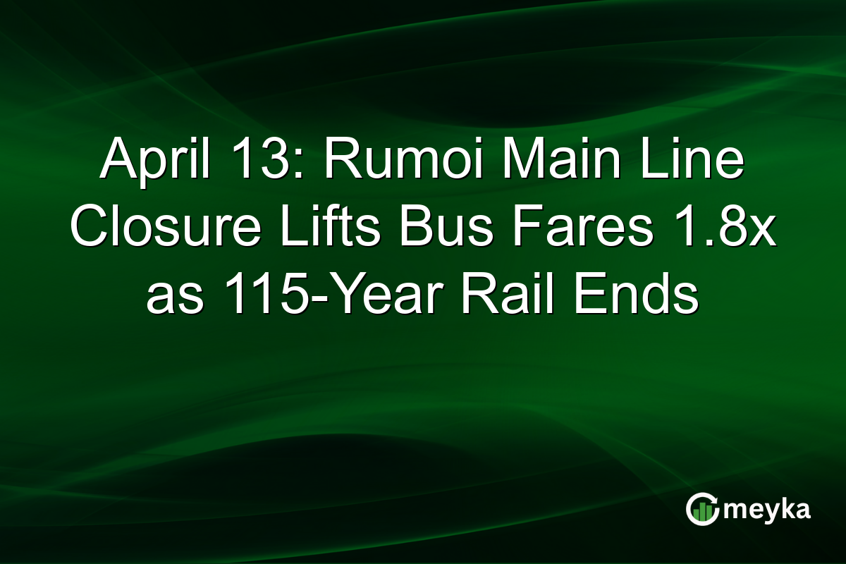 April 13: Rumoi Main Line Closure Lifts Bus Fares 1.8x as 115-Year Rail Ends
