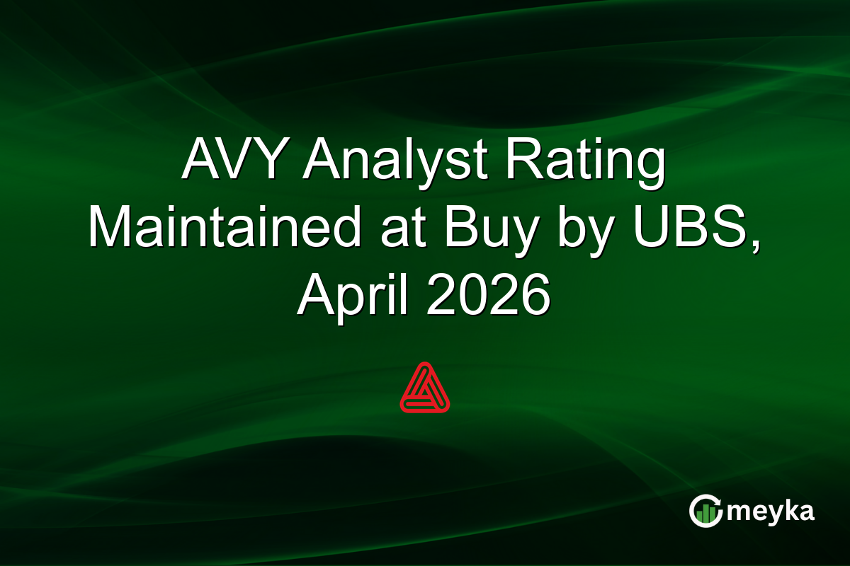 AVY Analyst Rating Maintained at Buy by UBS, April 2026
