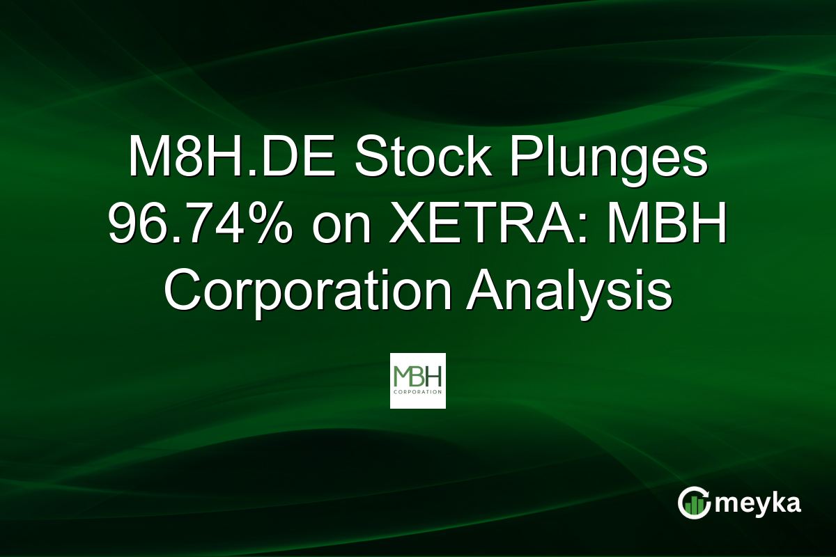 M8H.DE Stock Plunges 96.74% on XETRA: MBH Corporation Analysis