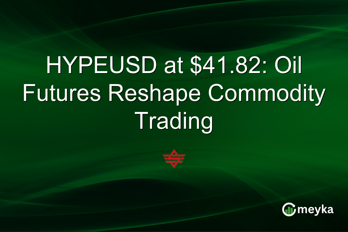 HYPEUSD at $41.82: Oil Futures Reshape Commodity Trading