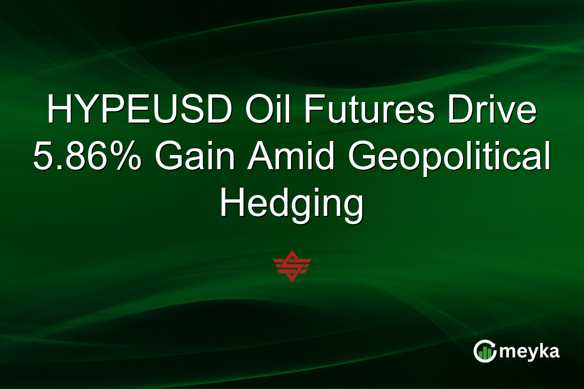 HYPEUSD Oil Futures Drive 5.86% Gain Amid Geopolitical Hedging