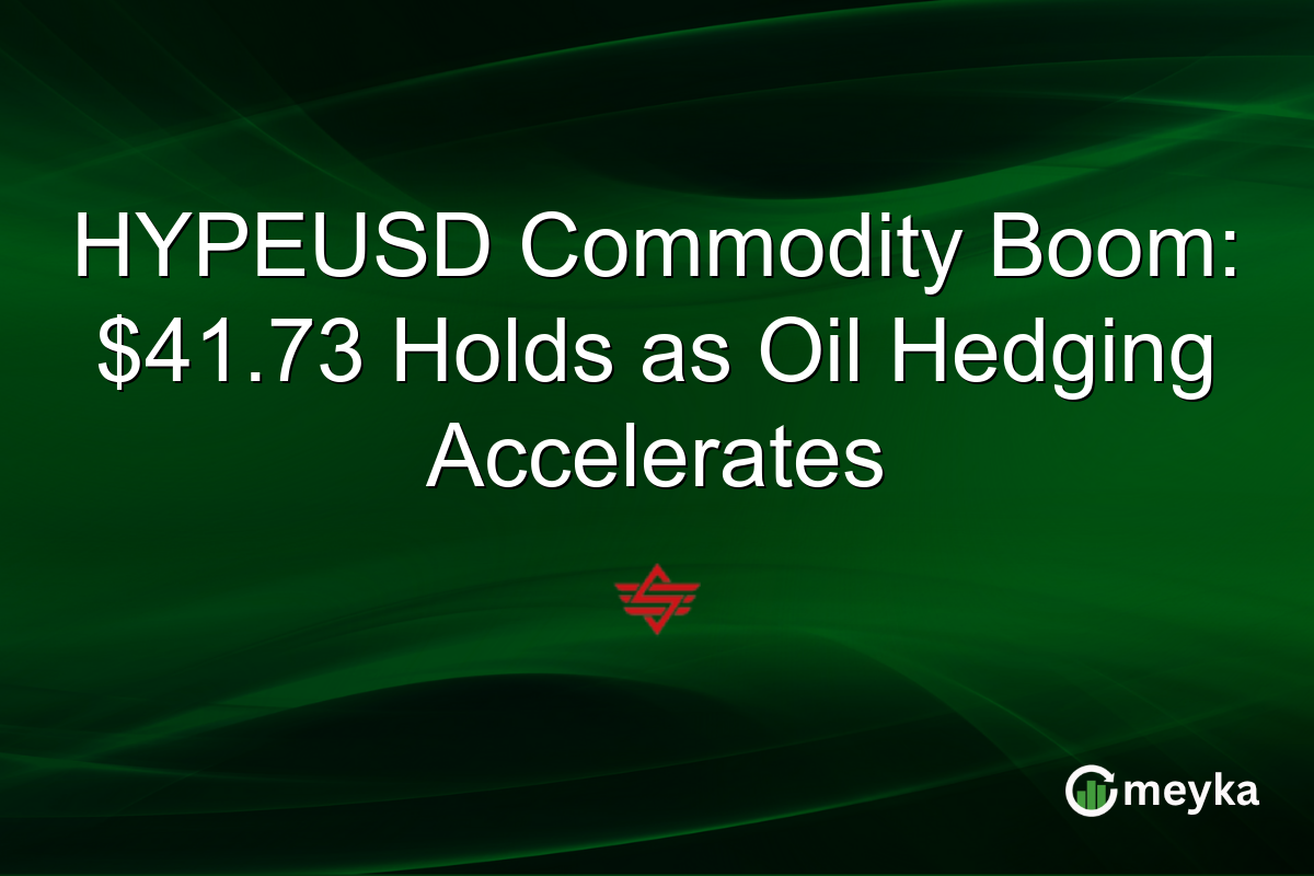 HYPEUSD Commodity Boom: $41.73 Holds as Oil Hedging Accelerates