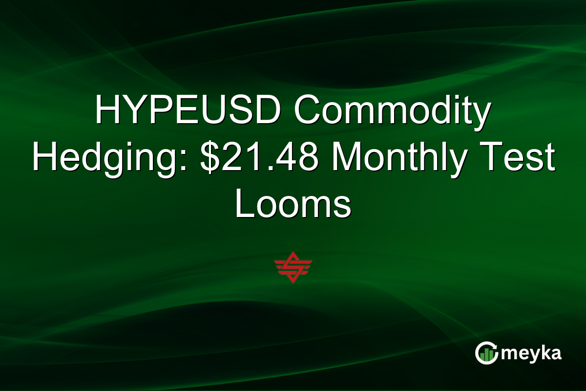 HYPEUSD Commodity Hedging: $21.48 Monthly Test Looms