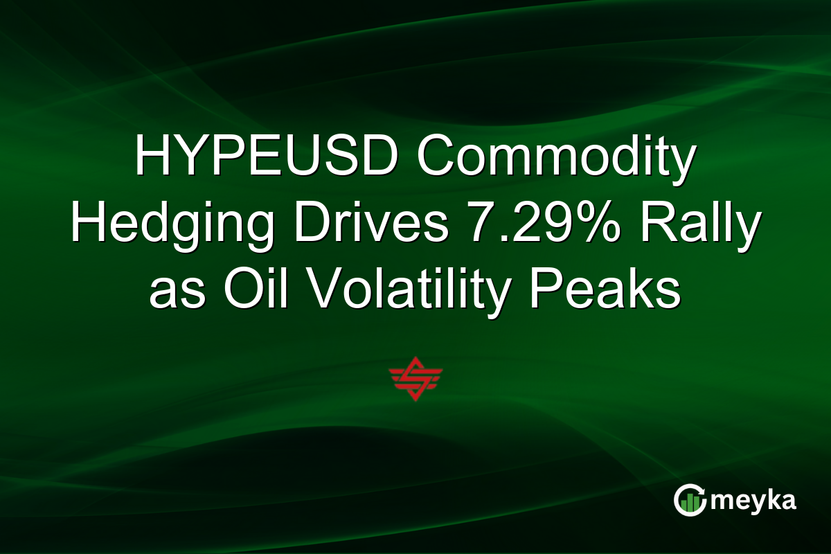 HYPEUSD Commodity Hedging Drives 7.29% Rally as Oil Volatility Peaks