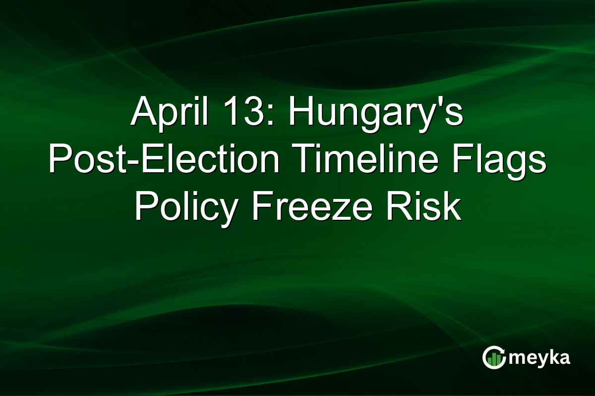 April 13: Hungary’s Post-Election Timeline Flags Policy Freeze Risk