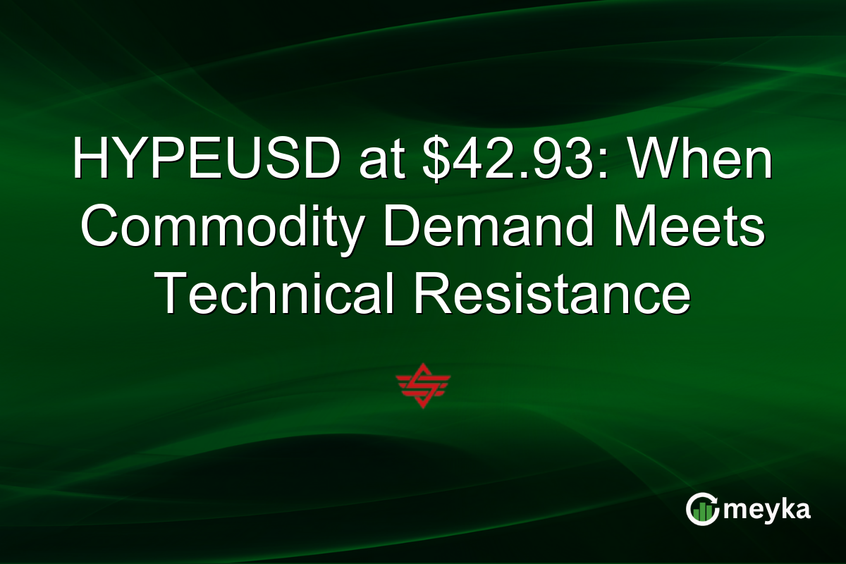 HYPEUSD at $42.93: When Commodity Demand Meets Technical Resistance