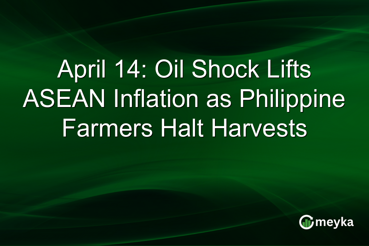 April 14: Oil Shock Lifts ASEAN Inflation as Philippine Farmers Halt Harvests