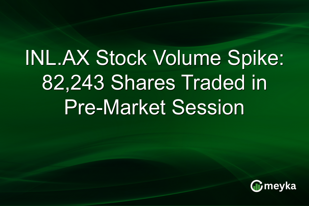 INL.AX Stock Volume Spike: 82,243 Shares Traded in Pre-Market Session