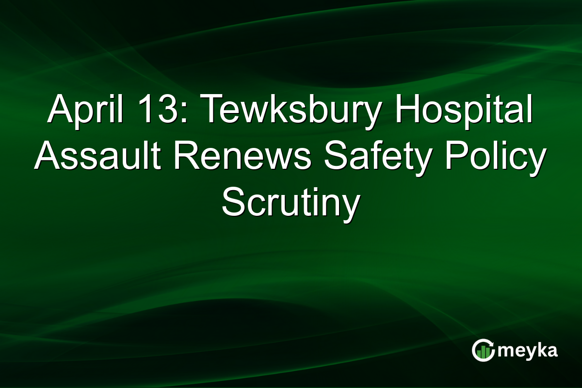 April 13: Tewksbury Hospital Assault Renews Safety Policy Scrutiny