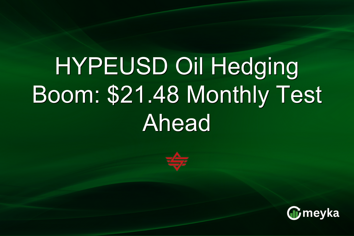 HYPEUSD Oil Hedging Boom: $21.48 Monthly Test Ahead