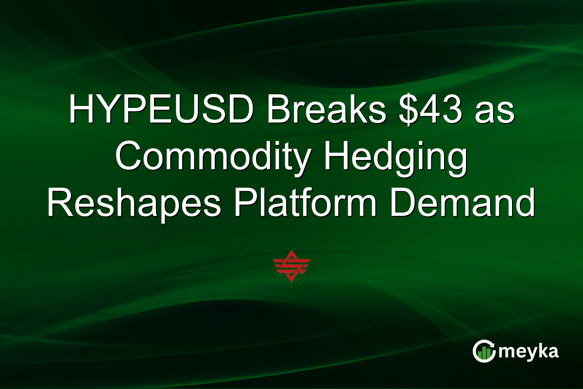 HYPEUSD Breaks $43 as Commodity Hedging Reshapes Platform Demand