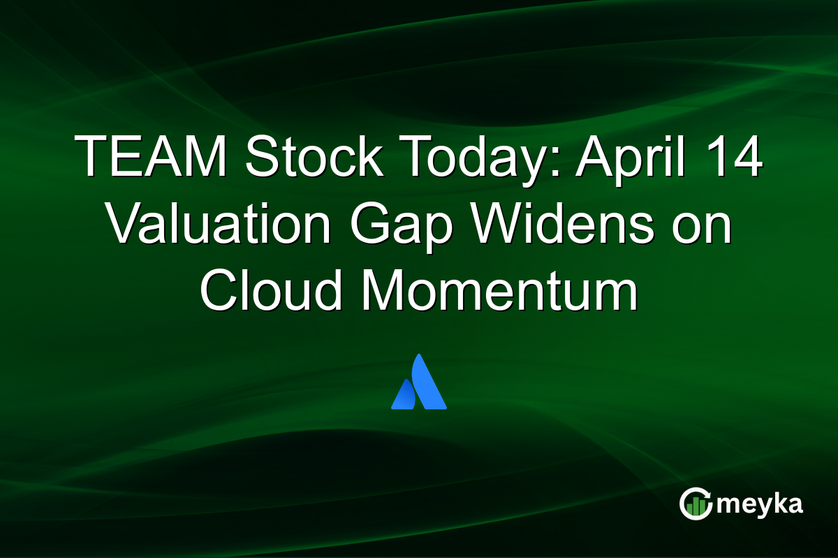 TEAM Stock Today: April 14 Valuation Gap Widens on Cloud Momentum