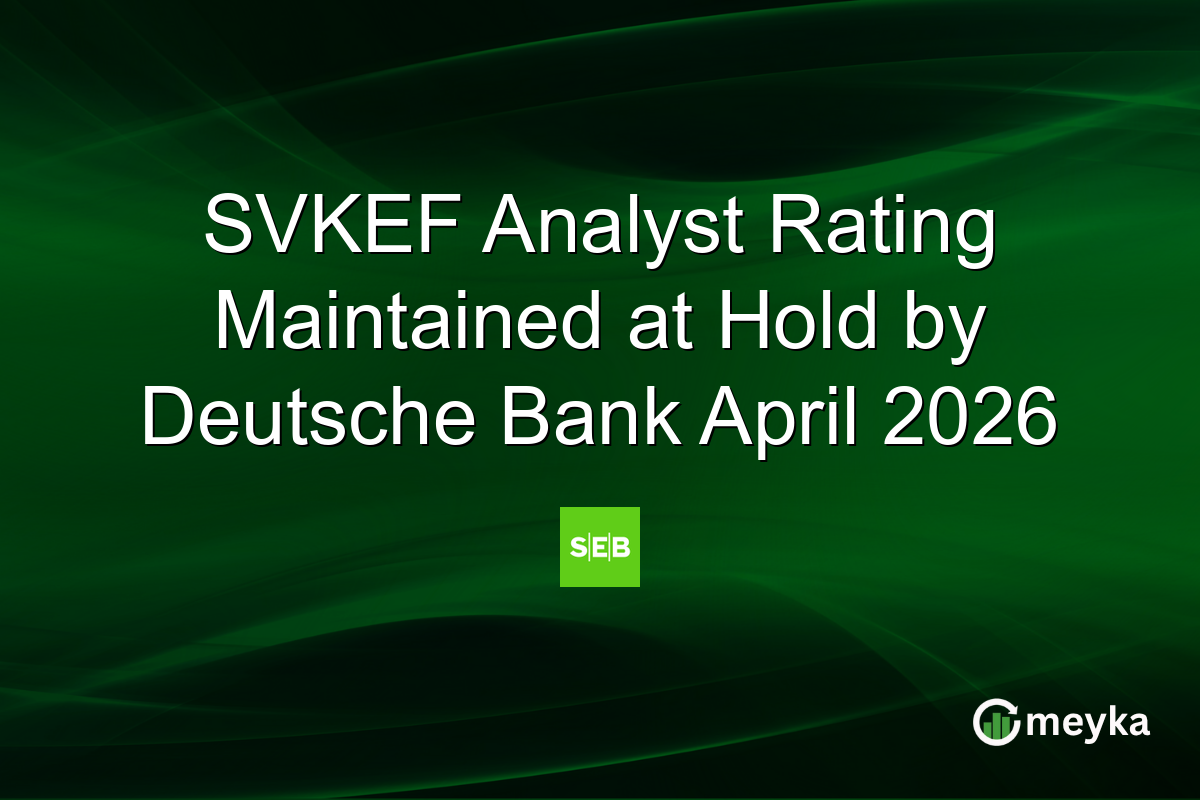 SVKEF Analyst Rating Maintained at Hold by Deutsche Bank April 2026