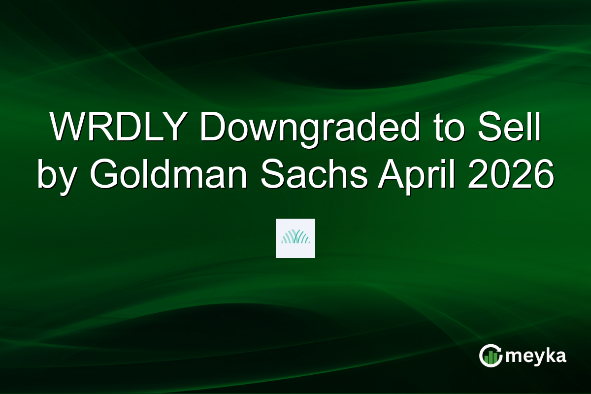 WRDLY Downgraded to Sell by Goldman Sachs April 2026