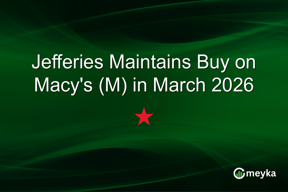 Jefferies Maintains Buy on Macy’s (M) in March 2026