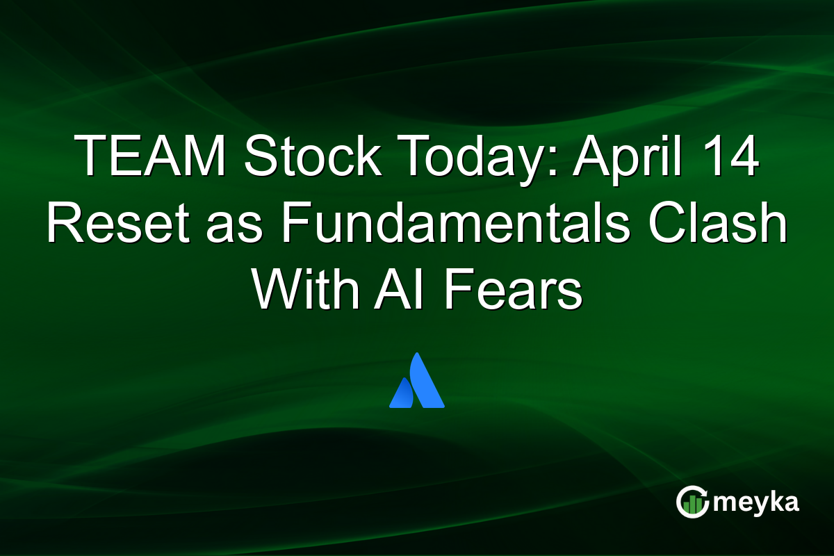 TEAM Stock Today: April 14 Reset as Fundamentals Clash With AI Fears