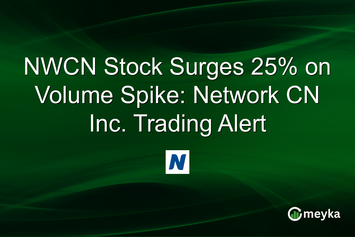 NWCN Stock Surges 25% on Volume Spike: Network CN Inc. Trading Alert