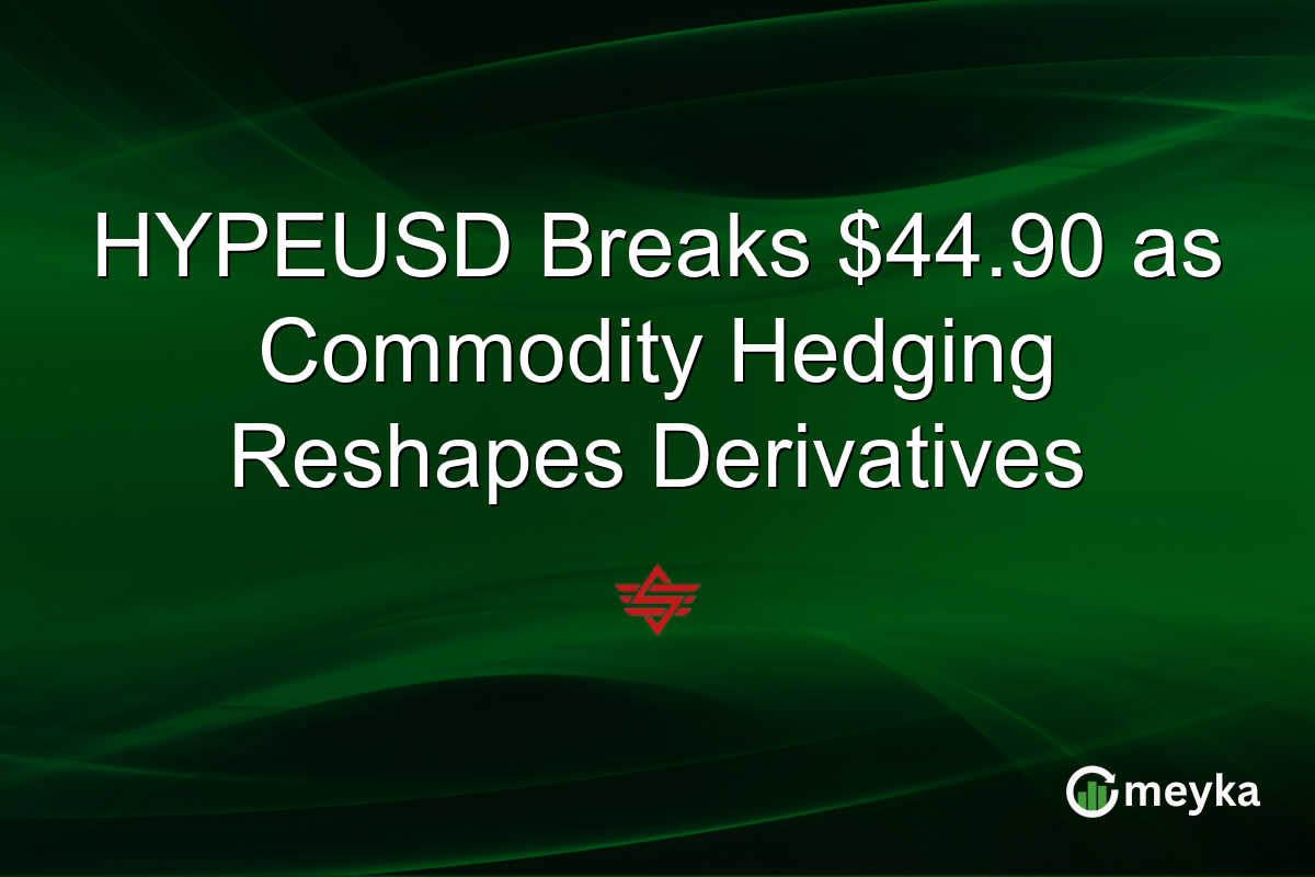 HYPEUSD Breaks $44.90 as Commodity Hedging Reshapes Derivatives