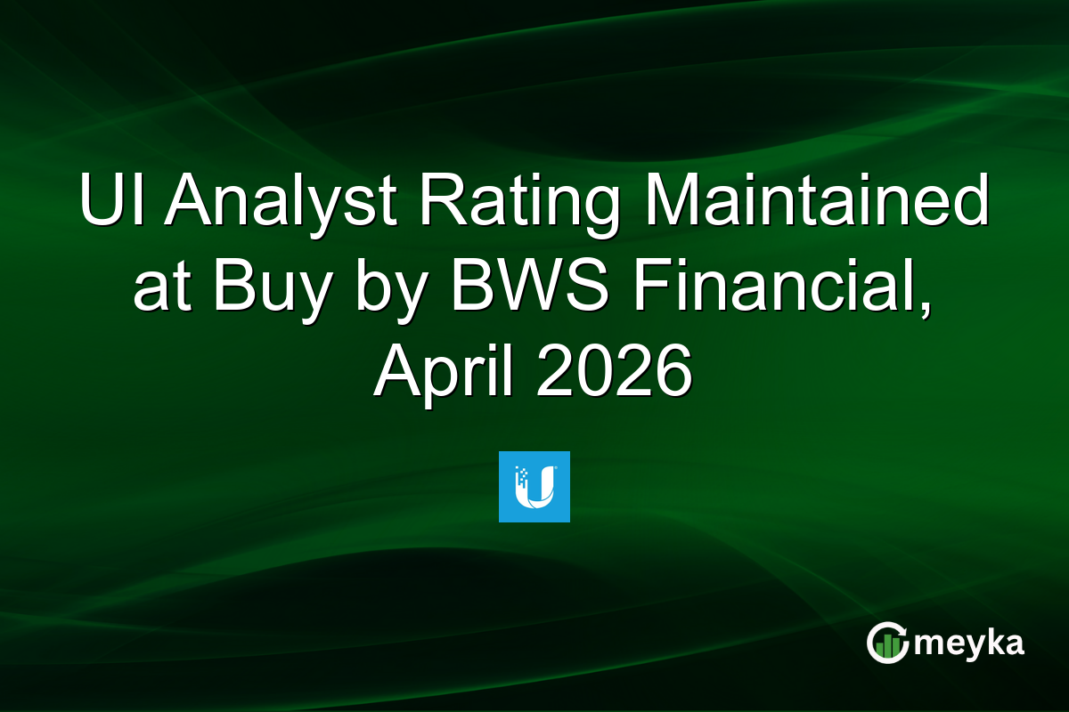 UI Analyst Rating Maintained at Buy by BWS Financial, April 2026