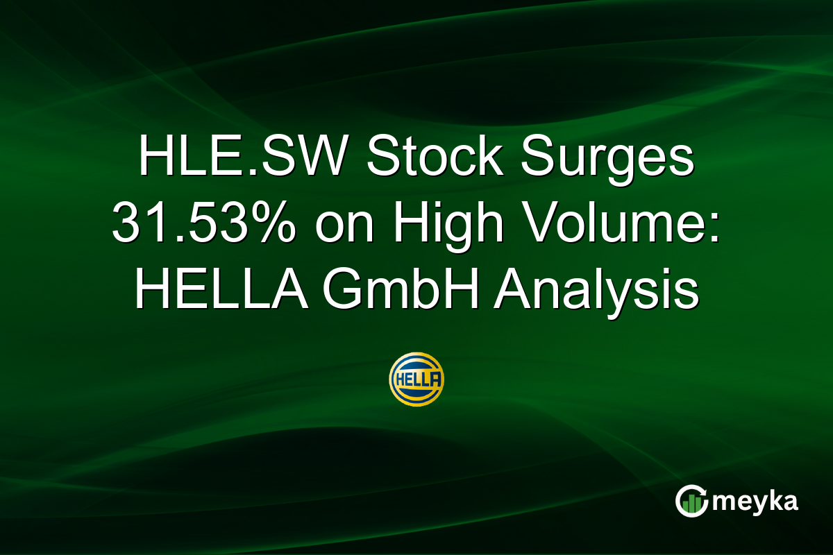 HLE.SW Stock Surges 31.53% on High Volume: HELLA GmbH Analysis