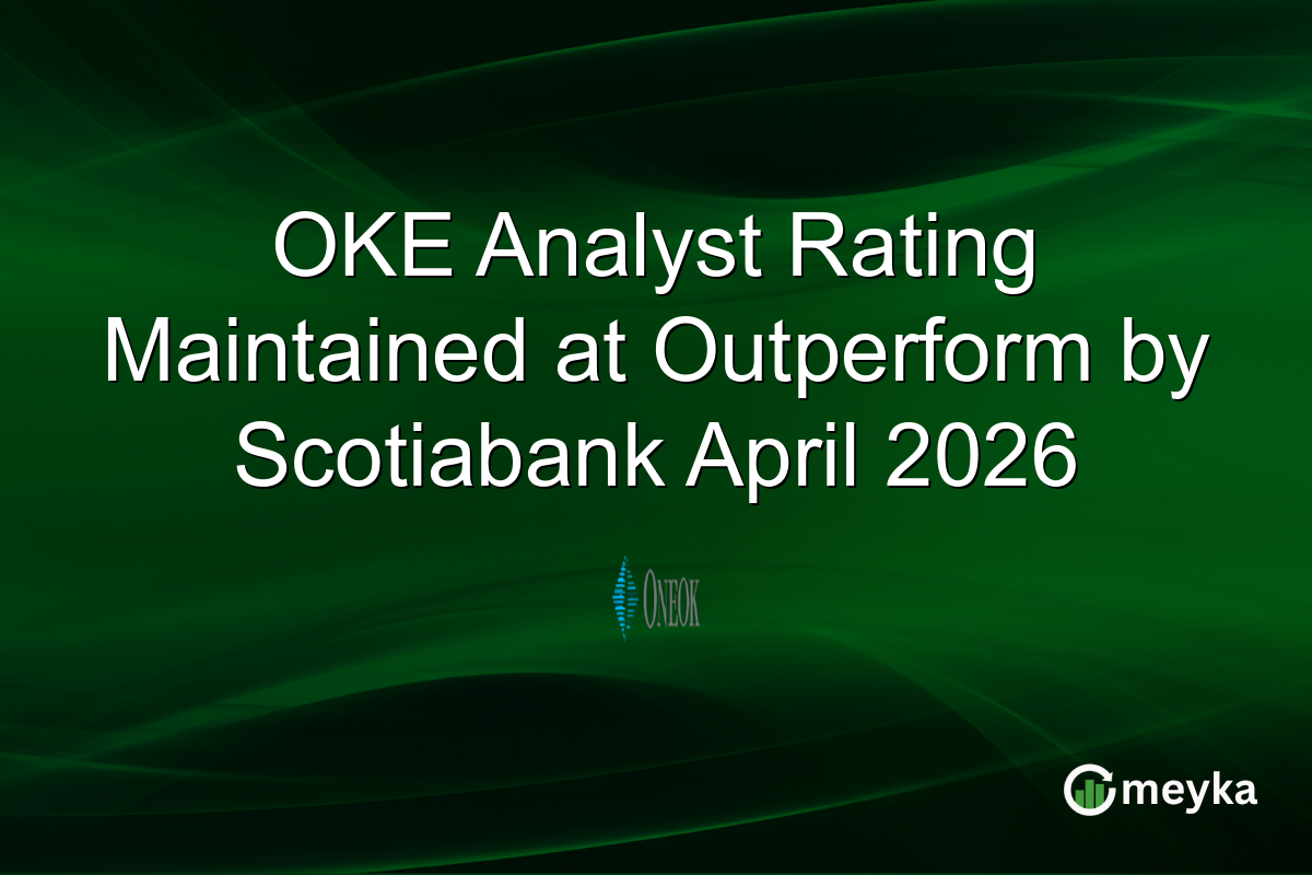 OKE Analyst Rating Maintained at Outperform by Scotiabank April 2026
