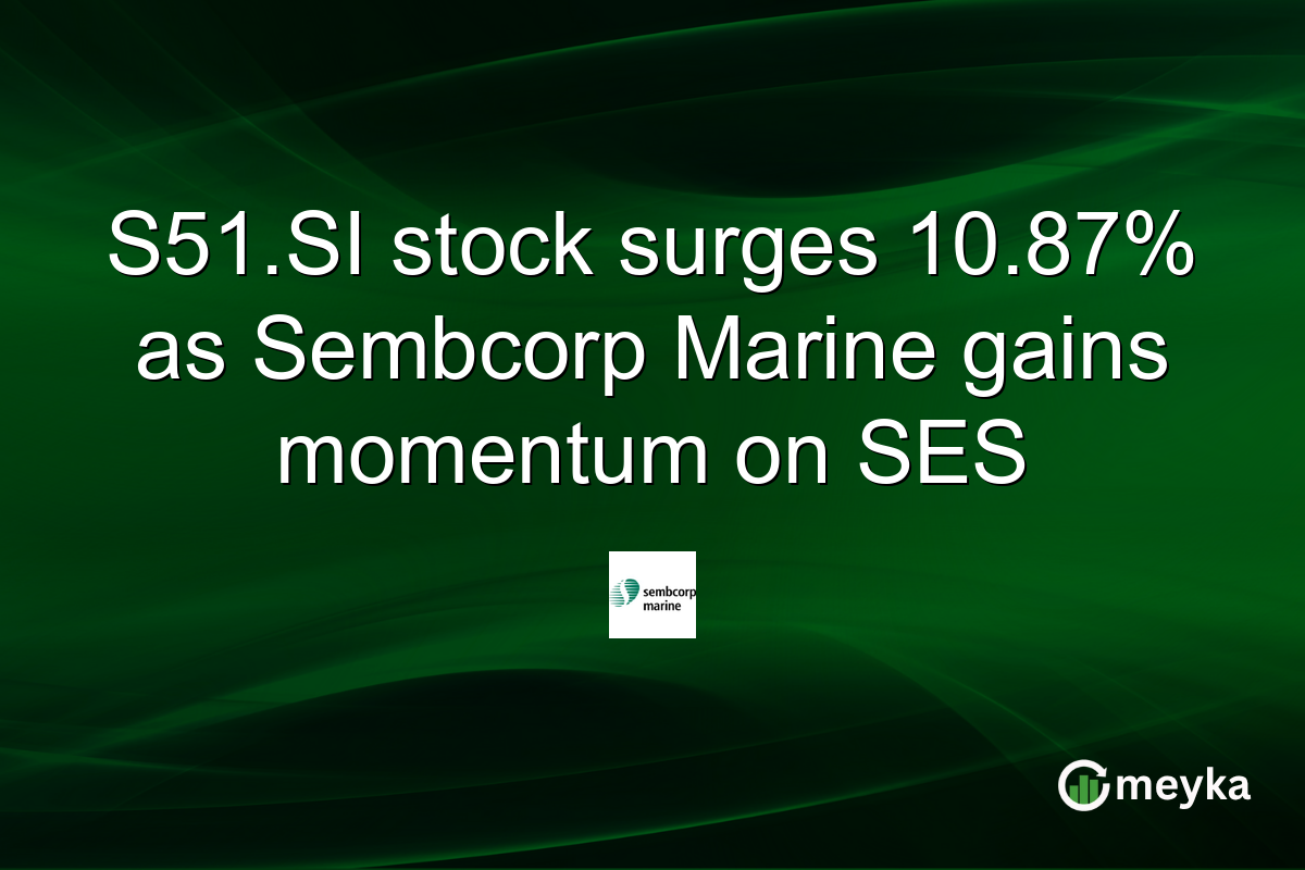 S51.SI stock surges 10.87% as Sembcorp Marine gains momentum on SES