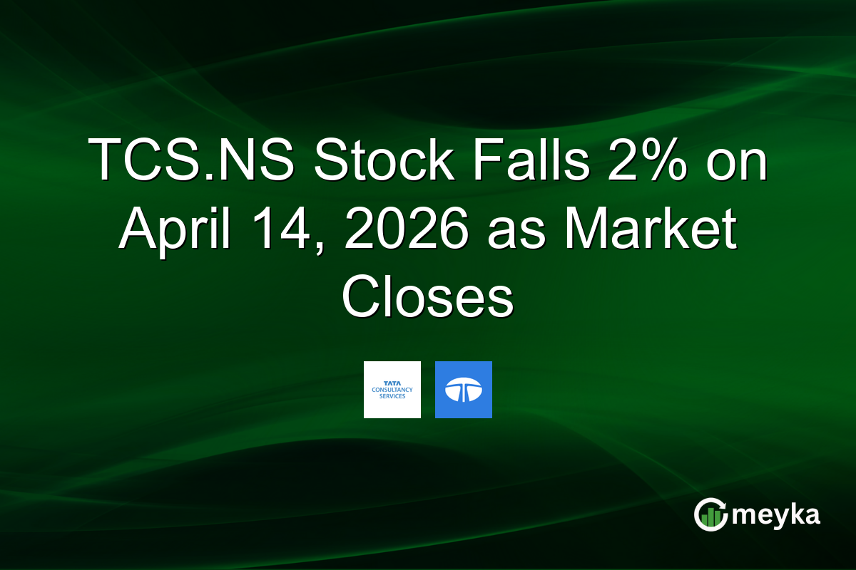 TCS.NS Stock Falls 2% on April 14, 2026 as Market Closes
