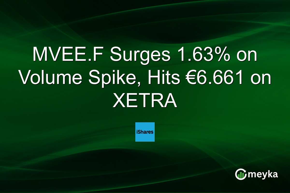 MVEE.F Surges 1.63% on Volume Spike, Hits €6.661 on XETRA