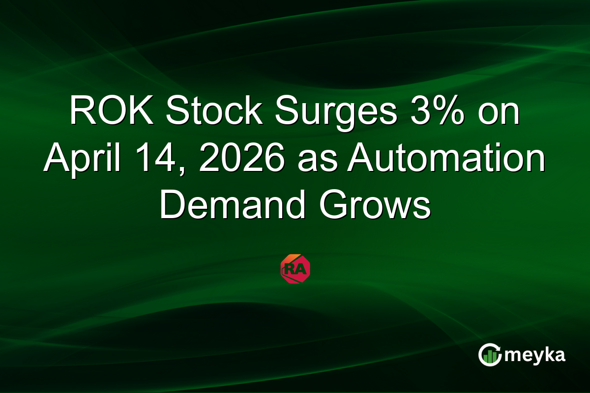 ROK Stock Surges 3% on April 14, 2026 as Automation Demand Grows