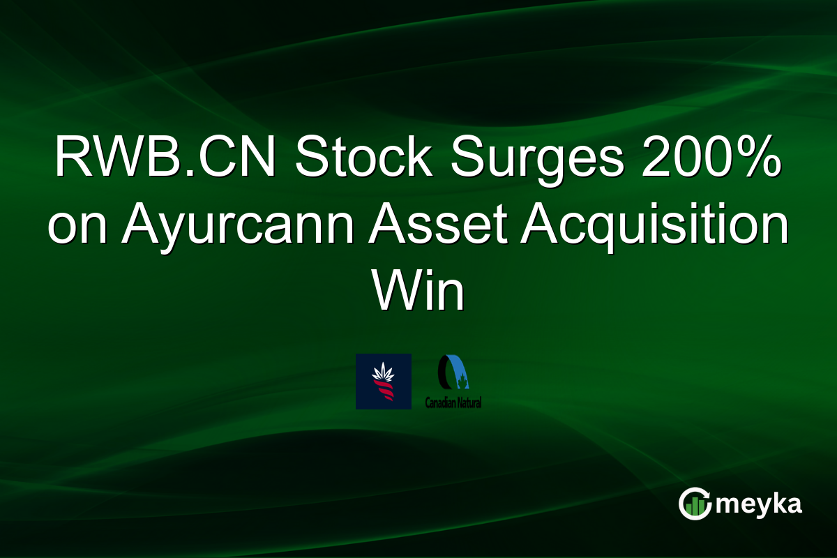 RWB.CN Stock Surges 200% on Ayurcann Asset Acquisition Win