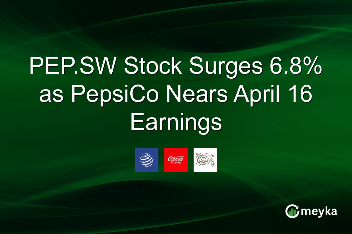 PEP.SW Stock Surges 6.8% as PepsiCo Nears April 16 Earnings