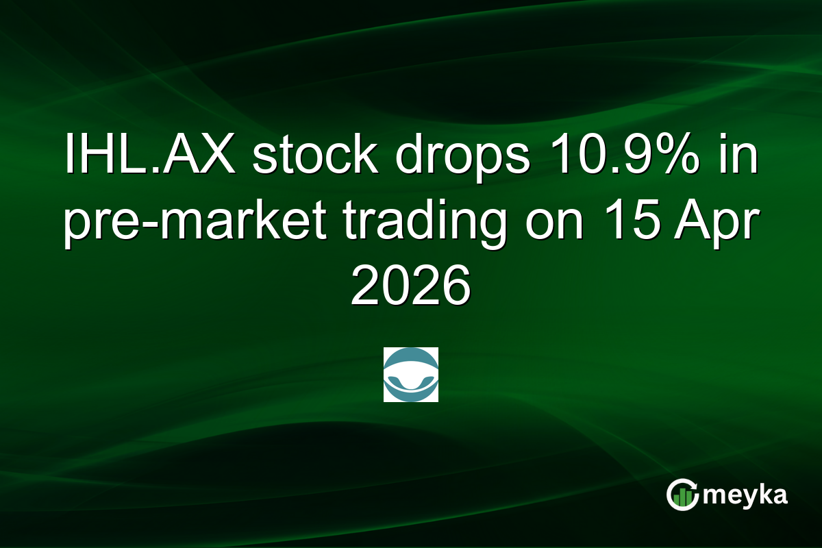 IHL.AX stock drops 10.9% in pre-market trading on 15 Apr 2026