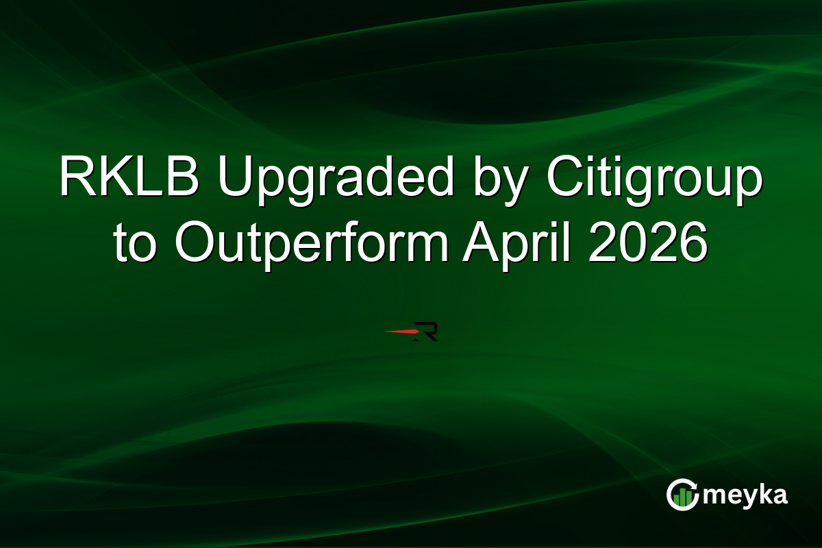 RKLB Upgraded by Citigroup to Outperform April 2026