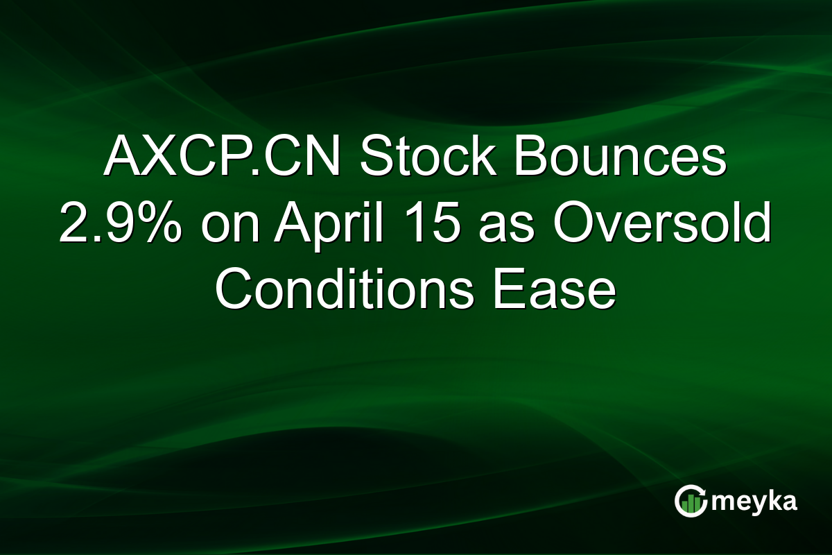 AXCP.CN Stock Bounces 2.9% on April 15 as Oversold Conditions Ease