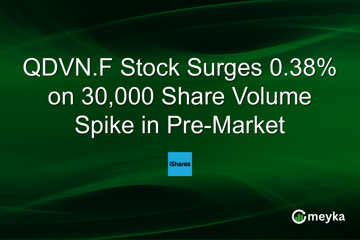 QDVN.F Stock Surges 0.38% on 30,000 Share Volume Spike in Pre-Market