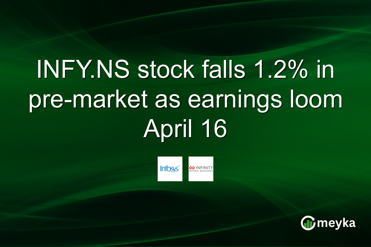 INFY.NS stock falls 1.2% in pre-market as earnings loom April 16