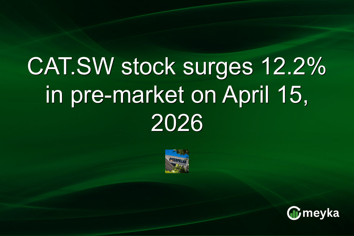 CAT.SW stock surges 12.2% in pre-market on April 15, 2026