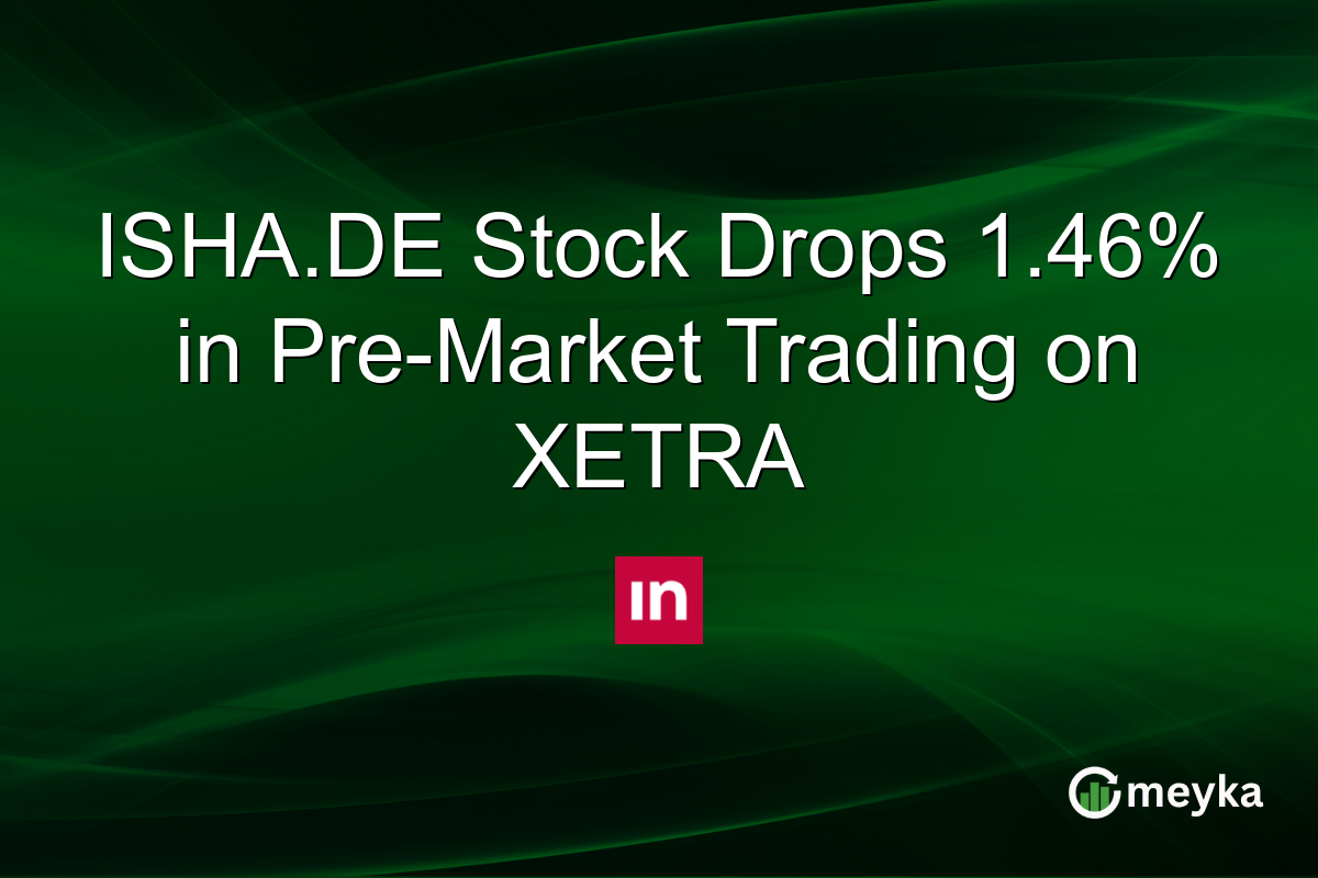 ISHA.DE Stock Drops 1.46% in Pre-Market Trading on XETRA