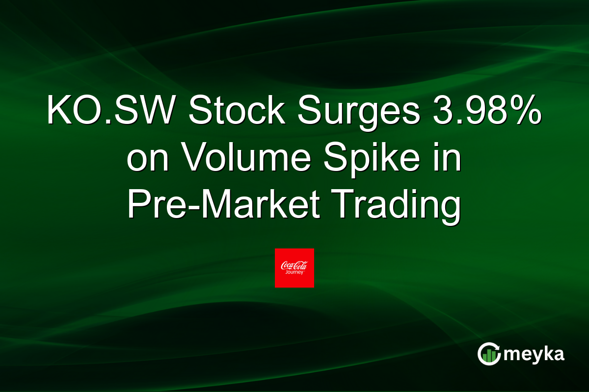 KO.SW Stock Surges 3.98% on Volume Spike in Pre-Market Trading